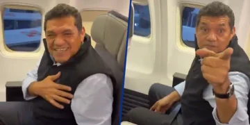 Captan a Javier May, góber de Tabasco, en primera clase
