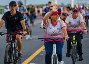 Arranca “PuenteyAndo”,  en el Puente Nichupté con más de 6 mil asistentes