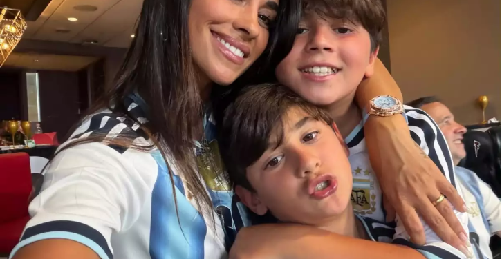 El mensaje de Antonela Rocuzzo para Messi luego del reñido partido de Argentina contra Egipto