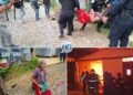 DESALOJAN A ABUELITA POR ORDEN DE SU HIJO Y PUEBLO QUEMA CASA DE LA JUEZA