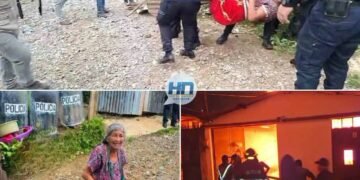 DESALOJAN A ABUELITA POR ORDEN DE SU HIJO Y PUEBLO QUEMA CASA DE LA JUEZA
