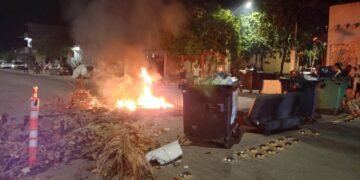 BLOQUEAN AVENIDA POR TRES DÍAS SIN ENERGÍA ELÉCTRICA