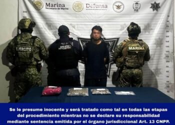 CAPTURADO CON DIVERSAS DOSIS DE NARCÓTICOS