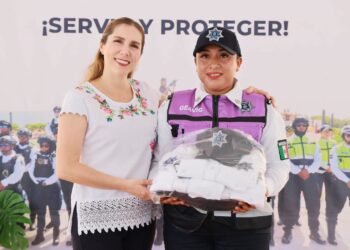 Atenea Gómez Ricalde multiplica inversión para la policía