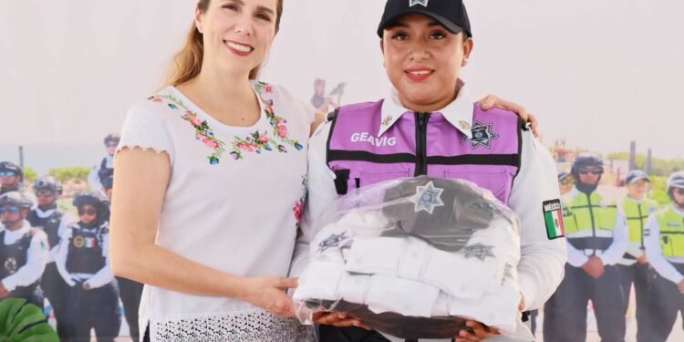Atenea Gómez Ricalde multiplica inversión para la policía