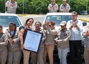 Reconoce Mara Lezama labor del personal de Vectores