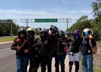 MUJERES BIKERS DE CANCÚN RUEDAN AL PANDAS FEST