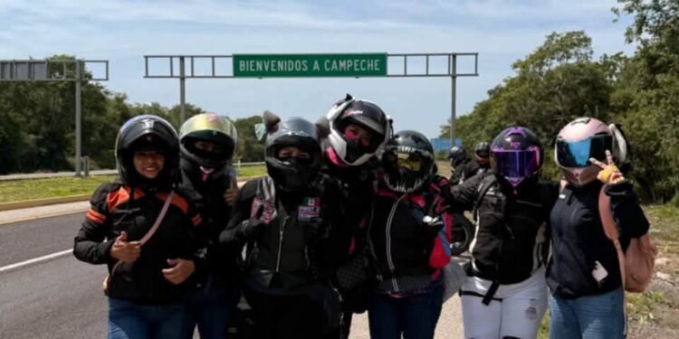 MUJERES BIKERS DE CANCÚN RUEDAN AL PANDAS FEST