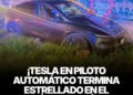 Se estrelló el Tesla