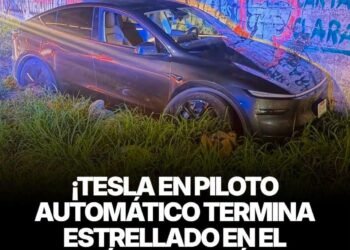 Se estrelló el Tesla