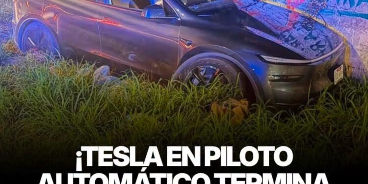 Se estrelló el Tesla