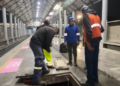 Metro desazolva galerías de cableado para prevenir cortocircuitos en la línea B