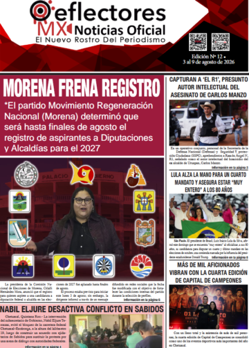 EDICIÓN 12 DEL 03 DE AGOSTO AL 09 DE AGOSTO DEL 2026