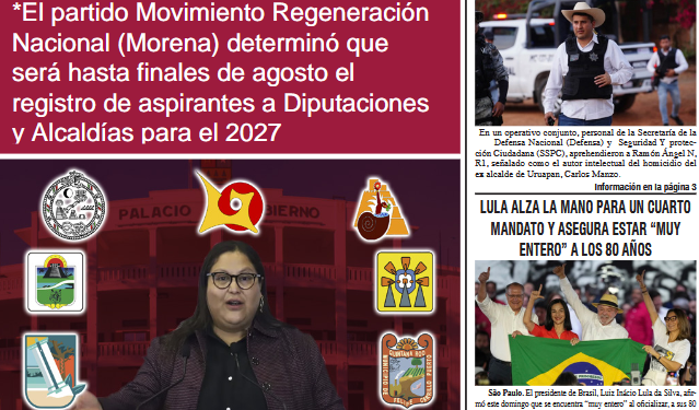 EDICIÓN 12 DEL 03 DE AGOSTO AL 09 DE AGOSTO DEL 2026