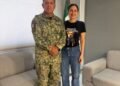 Estefanía Mercado fortalece coordinación con el Ejército Mexicano para reforzar la seguridad en Playa del Carmen
