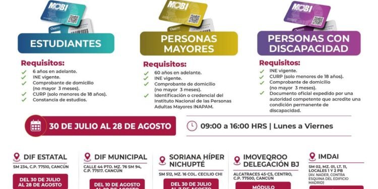 Inicia en Cancún la credencialización gratuita para acceder a la Tarifa Social MOBI en la Ruta 27 Puente Nichupté