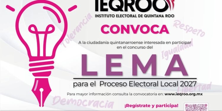 Lema Oficial del Proceso Electoral Local 2027.
