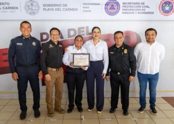 econoce Estefanía Mercado valor y trayectoria del Cuerpo de Bomberos