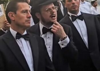 Captan a Enrique Peña Nieto en boda judía celebrada en Italia