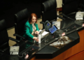 Hospitalizan a la presidenta del Senado, Laura Itzel Castillo, tras sufrir una fractura de tobillo