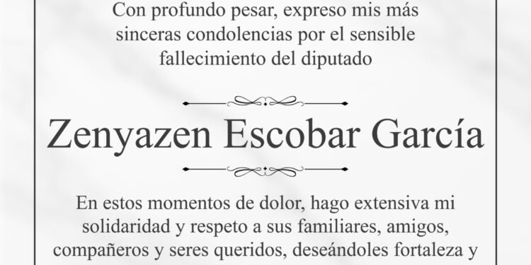 Hallan muerto a Zenyazen Escobar, diputado federal de Morena por Veracruz