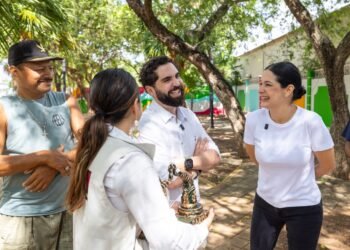 Estefanía Mercado lleva “Parquemanía” a la colonia Ejido