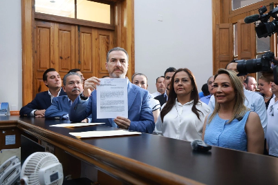 Alcaldes y asociaciones civiles piden a Sheinbaum investigar al gobierno de NL por extorsión