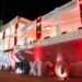 Enciende Gobierno de Quintana Roo las luces patrias del Palacio de Gobierno en Chetumal