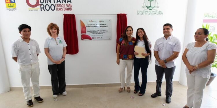 Entrega Mara Lezama Casa del Estudiante Universitario Indígena con capacidad para 100 jóvenes de Quintana Roo