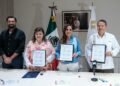 Firma Mara Lezama acuerdo con el Poder Judicial Federal