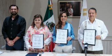 Firma Mara Lezama acuerdo con el Poder Judicial Federal