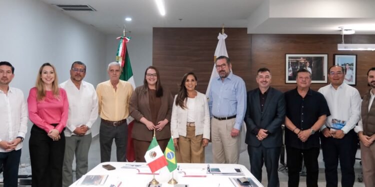 Fortalece Mara Lezama alianza con Brasil