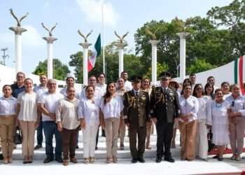 Encabezan Mara Lezama y el Gral. Mondragón Rivero conmemoración del 179 aniversario de la Gesta Heroica de Chapultepec