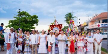 Acompaña la FPMC una tradición que forma parte de la identidad de Cozumel en las festividades de San Miguel Arcángel