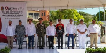 Conmemora Quintana Roo 205 años de la Consumación de la Independencia de México