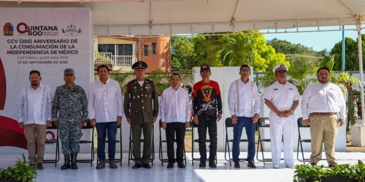 Conmemora Quintana Roo 205 años de la Consumación de la Independencia de México