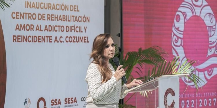Inaugura Mara Lezama el centro de rehabilitación CRAADYR en Cozumel para atención integral a personas con adicciones