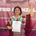 ASTRID GONZÁLEZ SE REGISTRÓ POR BACALAR