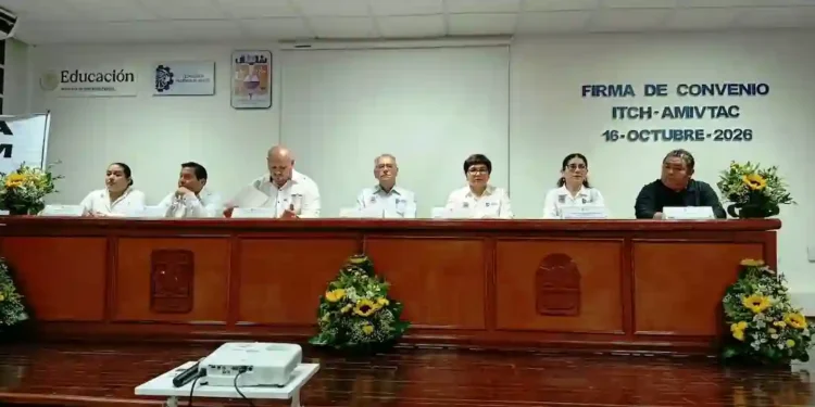 Firma ITChetumal Convenio con AMIVTAC; Impulsan Capítulo Estudiantil y Vinculación en Infraestructura Vial