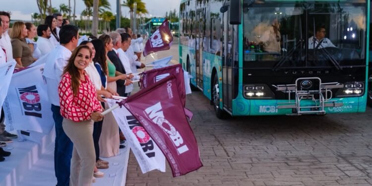 Mara Lezama cambia la historia del transporte en Cancún: MOBI lo lleva a la altura de un destino turístico mundial