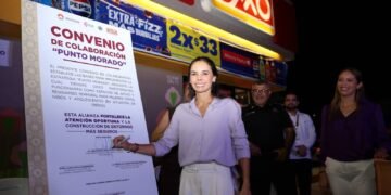 272 TIENDAS OXXO SE SUMAN COMO PUNTOS MORADOS PARA FORTALECER LA ATENCIÓN A MUJERES: ANA PATY PERALTA