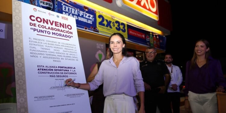 272 TIENDAS OXXO SE SUMAN COMO PUNTOS MORADOS PARA FORTALECER LA ATENCIÓN A MUJERES: ANA PATY PERALTA