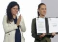 Sheinbaum firma decreto que prohíbe contenidos violentos en redes sociales; entrará en vigor en un mes