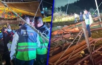 Jaripeo en Xochimilco termina en desplome