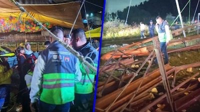 Jaripeo en Xochimilco termina en desplome