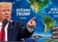 Trump ahora quiere un océano con su nombre tras renombrar el Golfo de México